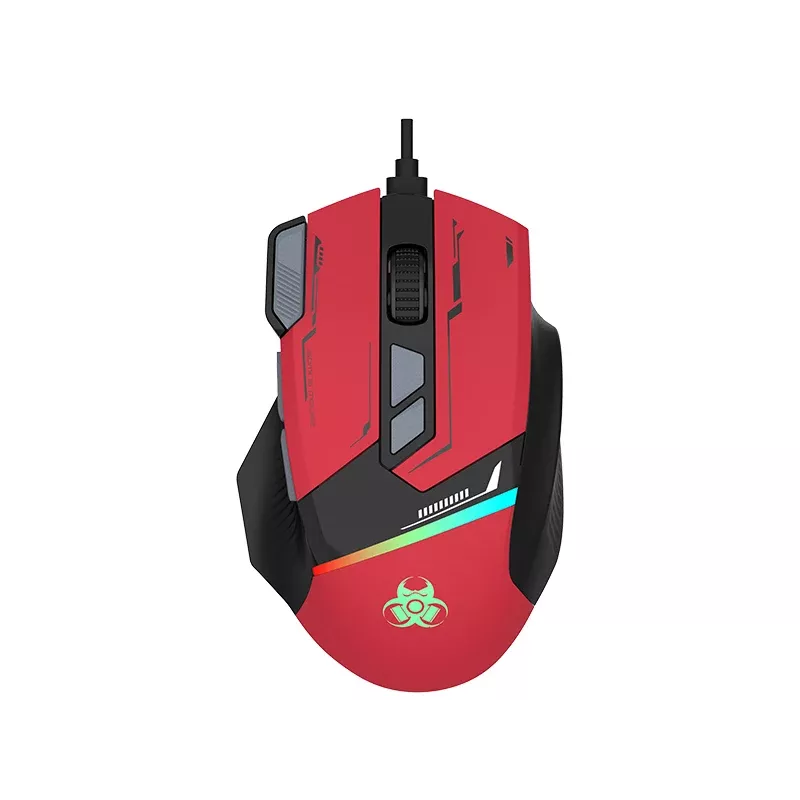 Tracer GameZone Spectra RGB kabelgebundene Gaming-Maus, 7200 DPI, rot (TRAMYS47839)
