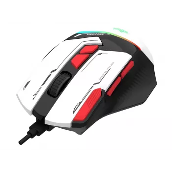 Tracer GameZone Spectra RGB kabelgebundene Gaming-Maus, 7200 DPI, weiß (TRAMYS47840)