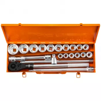 NEO TOOLS Steckschlüsseleinsätze 3/4 Zoll, 21-teilig