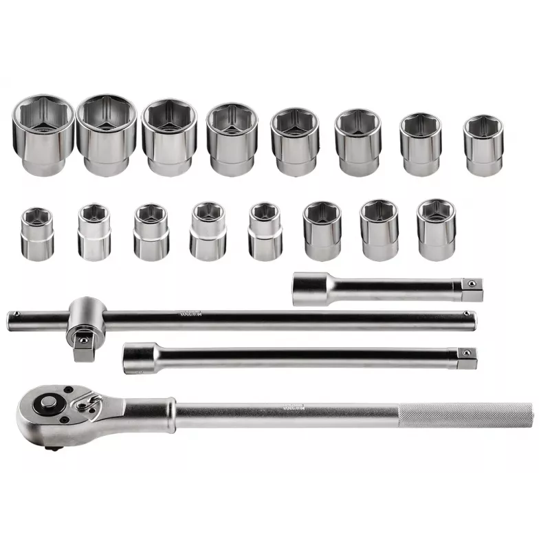 NEO TOOLS Steckschlüsseleinsätze 3/4 Zoll, 21-teilig