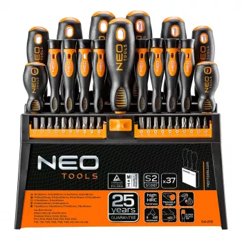 Schraubendreher- und Bitsatz Neo Tools 37-teilig