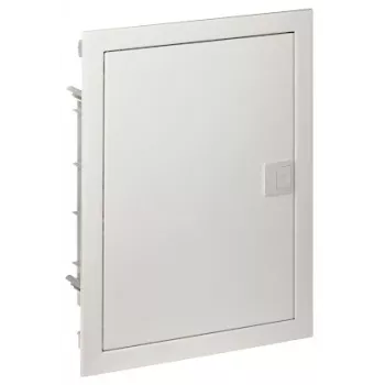 ELEKTRO-PLAST MSF RP Kunststoff-Schaltanlage PT 28M 2x14M N+PE IP30 IK05 478x358x94 Metalltür Weiß