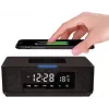 Platinet PMGQ15B - 10W kabelloser portabler Stereo-Lautsprecher - Schwarz - LCD-Display