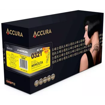 Accura Kompatible Tonerkartusche Gelb (TN-321Y) für Konica Minolta bizhub C224/C284/C364/C454/C554 Serie