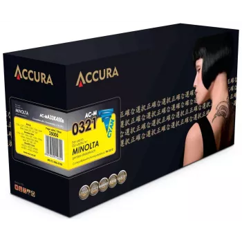 ACCURA Kompatible Tonerkartusche Cyan (TN-321C Ersatz) für Konica Minolta bizhub C224/C284/C364/C224e/C284e/C364e