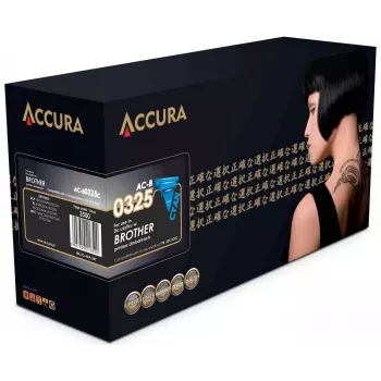 ACCURA Kompatible Tonerkartusche Cyan für Brother TN-325C/TN-320C Ersatz