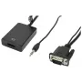 Accura VGA + Minijack to HDMI 0.2m Video- & Audio-Konverter