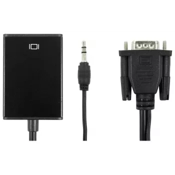Accura VGA + Minijack to HDMI 0.2m Video- & Audio-Konverter