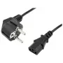 ACCURA Netzkabel Schuko - C13 5,0m Schwarz
