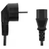 ACCURA Netzkabel Schuko - C13 5,0m Schwarz