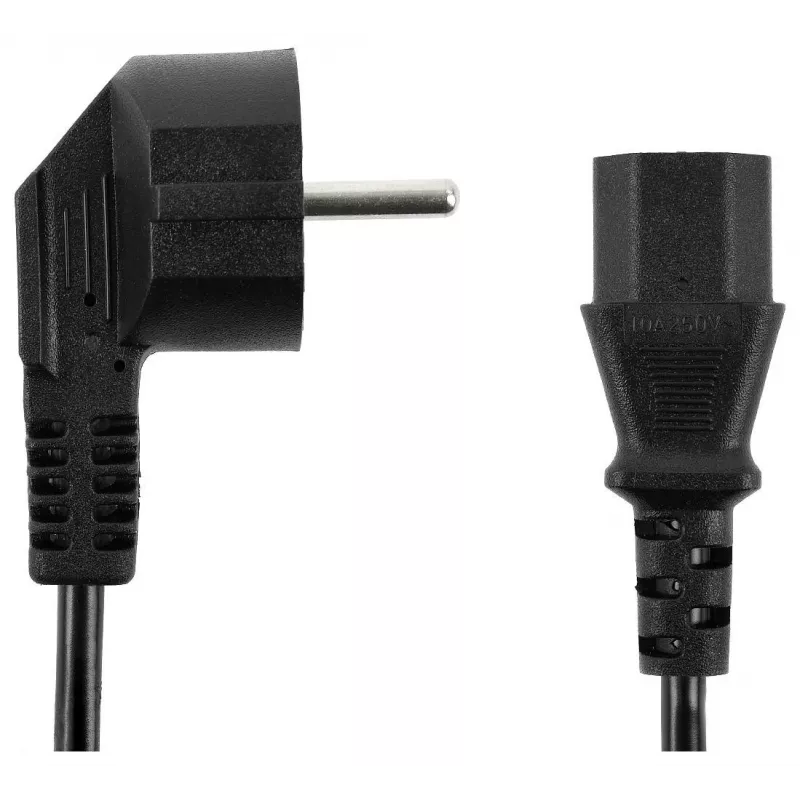 ACCURA Netzkabel Schuko - C13 5,0m Schwarz