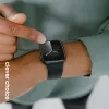 Crong Liquid Silicone Strap für Apple Watch 38/40/41/42 mm (Schwarz)