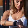 Crong Duo Sport Band für Apple Watch 38/40/41/42 mm (Schwarz/Limetten-Grün)