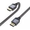 Wozinsky HDMI 2.1 Kabel 8K 60Hz 48Gbps / 4K 120Hz / 2K 144Hz 5m Silber (WHDMI-50)