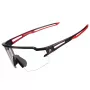 ROCKBROS Fahrradbrille photochromatisch UV400 Modell 10173 Schwarz-Rot