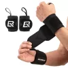 ROCKBROS Sport-Schweißband 0431001 Schwarz (2er-Pack)