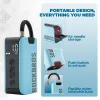 ROCKBROS Elektrische Luftpumpe 42520006001 Digitaler Kompressor für Bälle/Luftballons - Blau