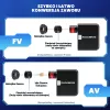ROCKBROS Mini Elektropumpe 42320008001 für Schrader/Presta Ventile 100 PSI - Schwarz