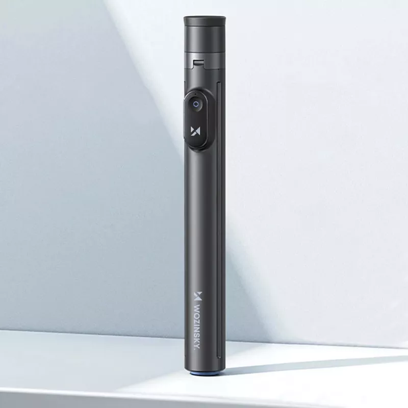 Premium Selfie Stick Wozinsky WRZP1 mit automatisch ausklappbaren Beinen, Stativfunktion, 1,7 m - Schwarz