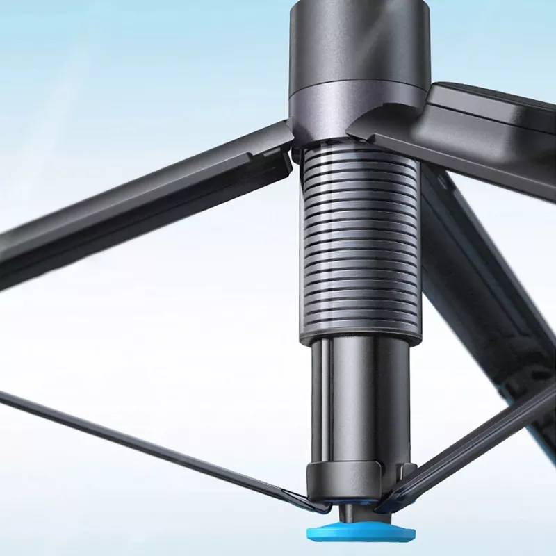 Premium Selfie Stick Wozinsky WRZP1 mit automatisch ausklappbaren Beinen, Stativfunktion, 1,7 m - Schwarz