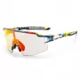 Rockbros photochrome Fahrradbrille mit UV-Schutz und Korrektionseinsatz, mehrfarbig