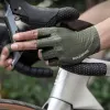 ROCKBROS Atmungsaktive Kurzfinger-Fahrradhandschuhe, Größe XL, Grün