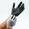 ROCKBROS Full-Finger Fahrradhandschuhe Frühling/Sommer Größe M Weiß-Schwarz