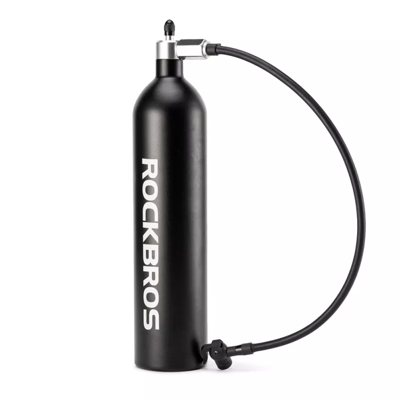 ROCKBROS Tubeless Reifenfüller Drucklufttank 1,2L 200 PSI - Schwarz