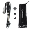 Qunature Nordic Walking Stock Aluminium 110-130 cm 1 Stück - Braun