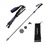 Qunature Nordic-Walking-Stock Aluminium 110-130 cm 1 Stück - Lila