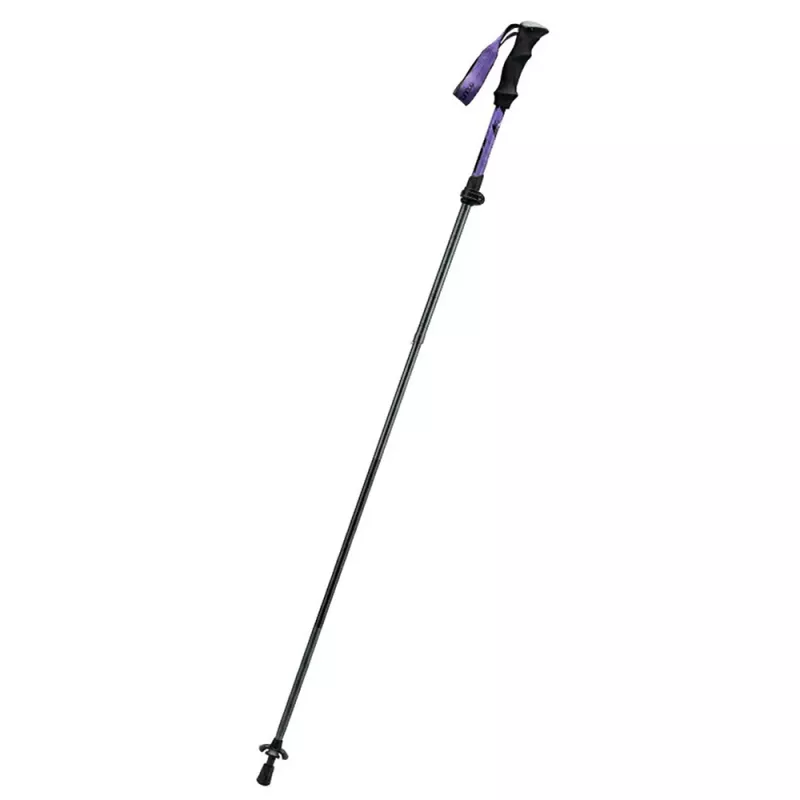 Qunature Nordic-Walking-Stock Aluminium 110-130 cm 1 Stück - Lila