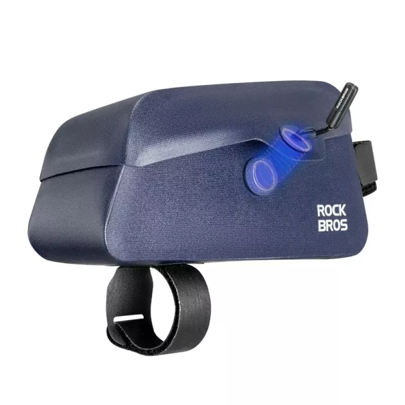 ROCKBROS Fahrrad-Rahmentasche 0,9 L wasserdicht Magnetverschluss Blau