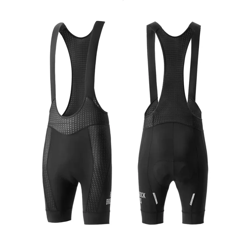 ROCKBROS YDDK009 Herren-Radträgerhose mit Polster, kurze Länge, Größe L, Schwarz