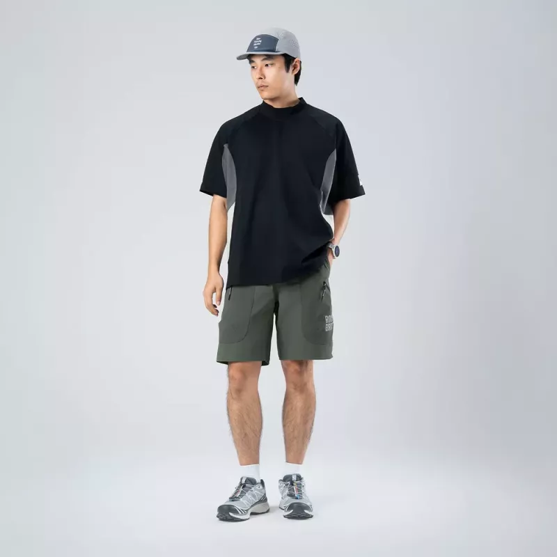 ROCKBROS Fahrradshorts YDDK015 mit Gürtel Größe XXXL - Grün