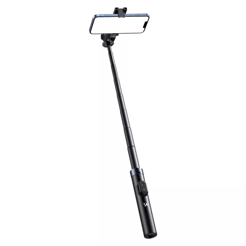 Wozinsky Selfie Stick WC1Y30S Teleskopstativ 1,3m mit Handyhalter - Schwarz