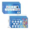 HURTEL Family Accessories Kit 23 in 1 für Nintendo Switch 2 - Orange und Blau Set