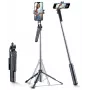 Selfie Stick Wozinsky WC1Y70S Teleskop-Stativ 1,7 m mit Handyhalter - Schwarz