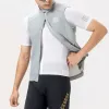 ROCKBROS Winddichte Fahrradweste YDMJ003 Frühjahr/Herbst Größe M - Weiß/Grau
