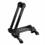 ROCKBROS T30 Faltbarer Fahrrad-Parkständer für Vorder- oder Hinterrad, kompatibel mit 24-27,5 Zoll und 700C Rädern - Schwarz