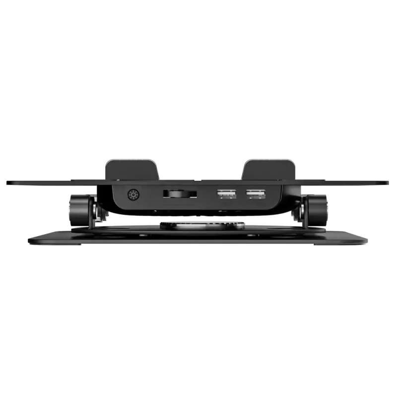 Wozinsky WDCX-X16-AS CoolBase RGB Laptop & Tablet Kühlständer mit 360°-Drehung - Schwarz