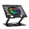 Wozinsky WDCX-X16-AS CoolBase RGB Laptop & Tablet Kühlständer mit 360°-Drehung - Schwarz