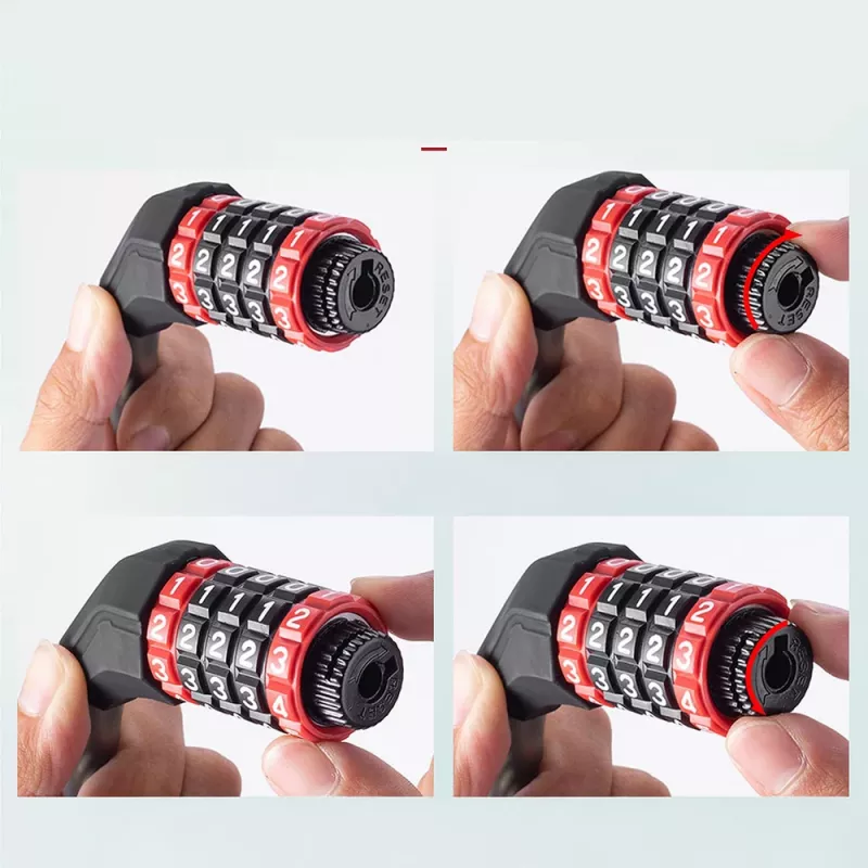 Rockbros RKS507 5-stelliges Zahlenschloss für Fahrräder
