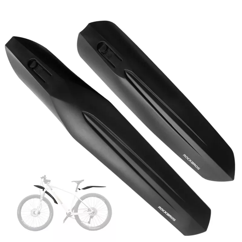 ROCKBROS FK-880 Fahrrad-Schutzblech-Set Schwarz 20-29 Zoll