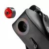 Rockbros AS-078-1 Satteltasche mit Smart-Rücklicht, 0,8 L, Schwarz