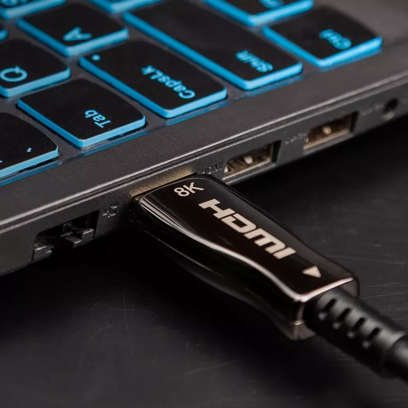 Claroc HDMI 2.1 AOC 8K 120Hz 50 m Active Optical Cable