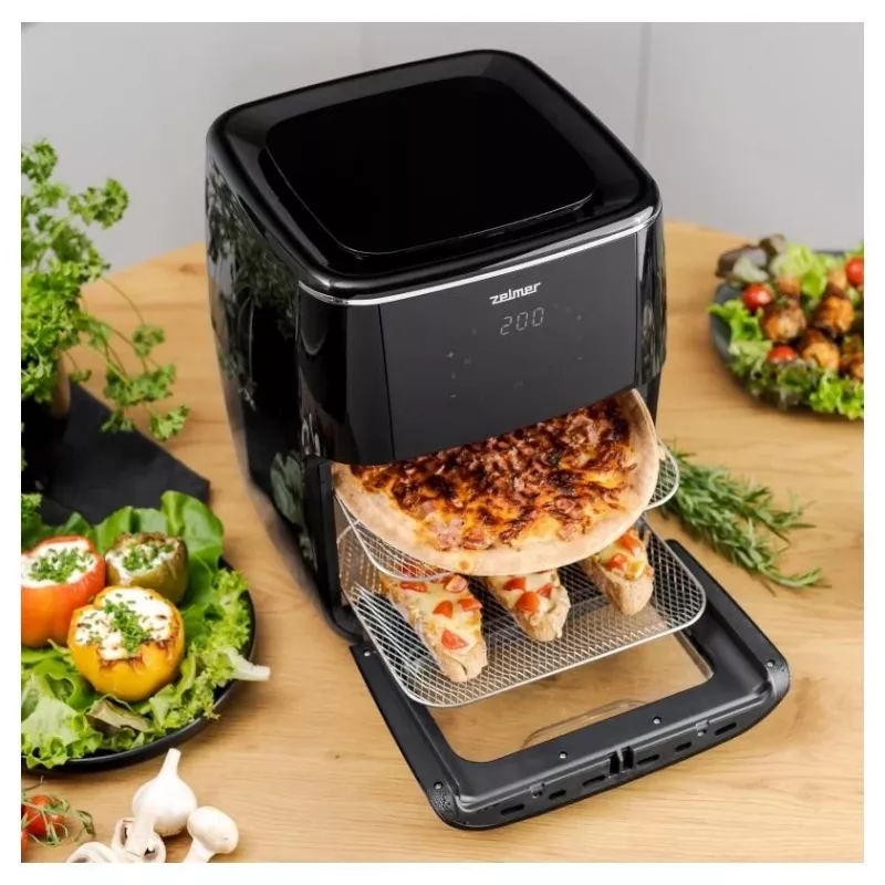 Zelmer ZAF7120 Heißluftfritteuse, Schwarz