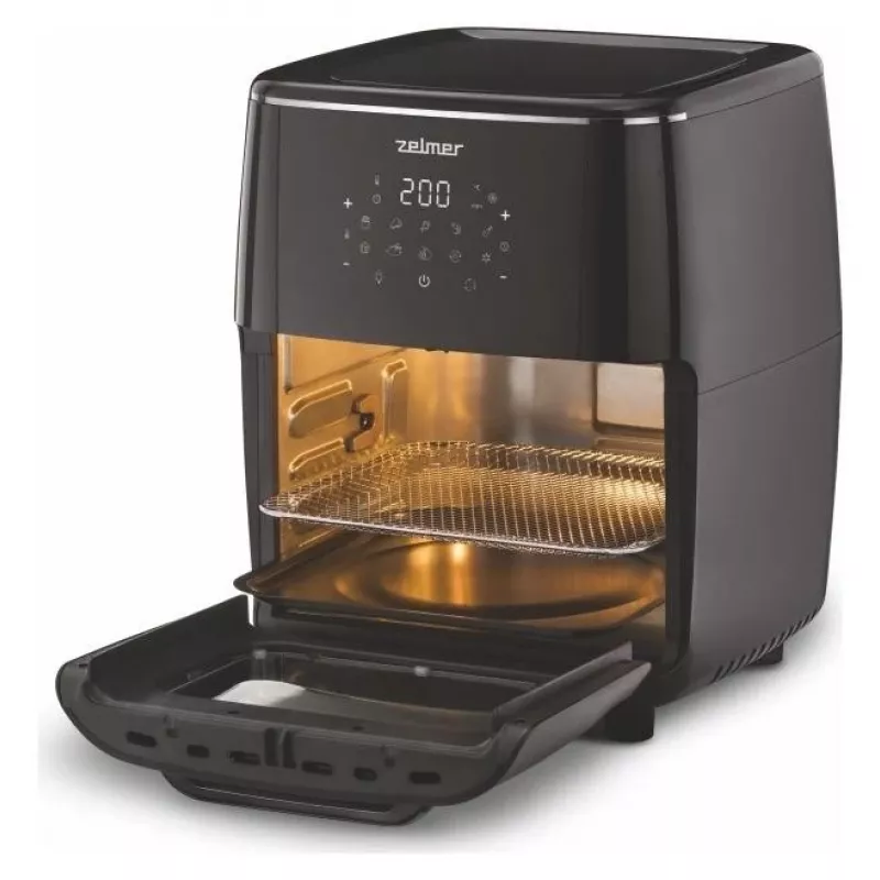 Zelmer ZAF7120 Heißluftfritteuse, Schwarz