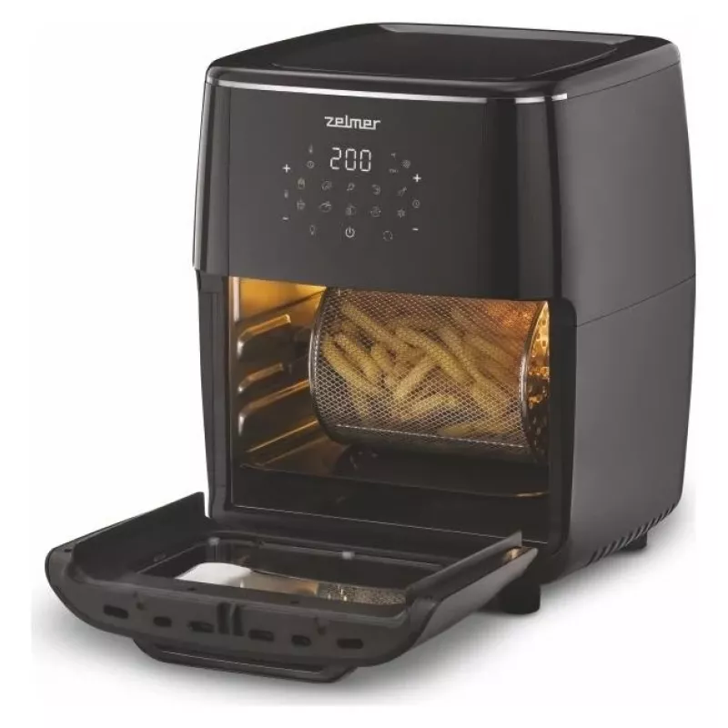Zelmer ZAF7120 Heißluftfritteuse, Schwarz