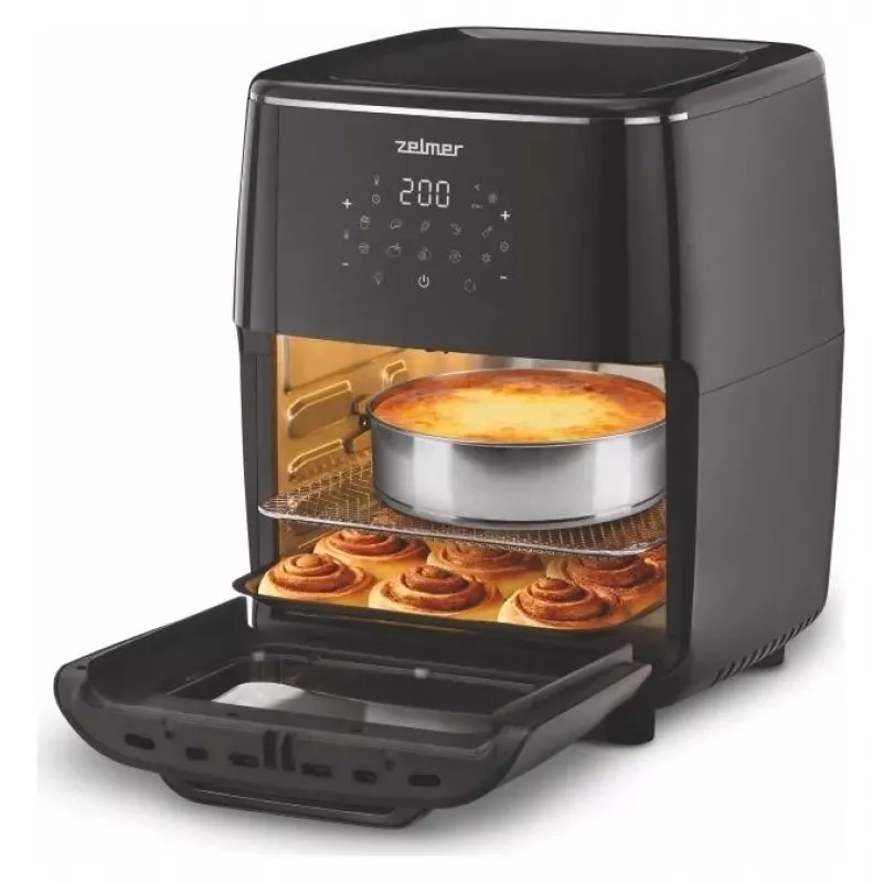 Zelmer ZAF7120 Heißluftfritteuse, Schwarz