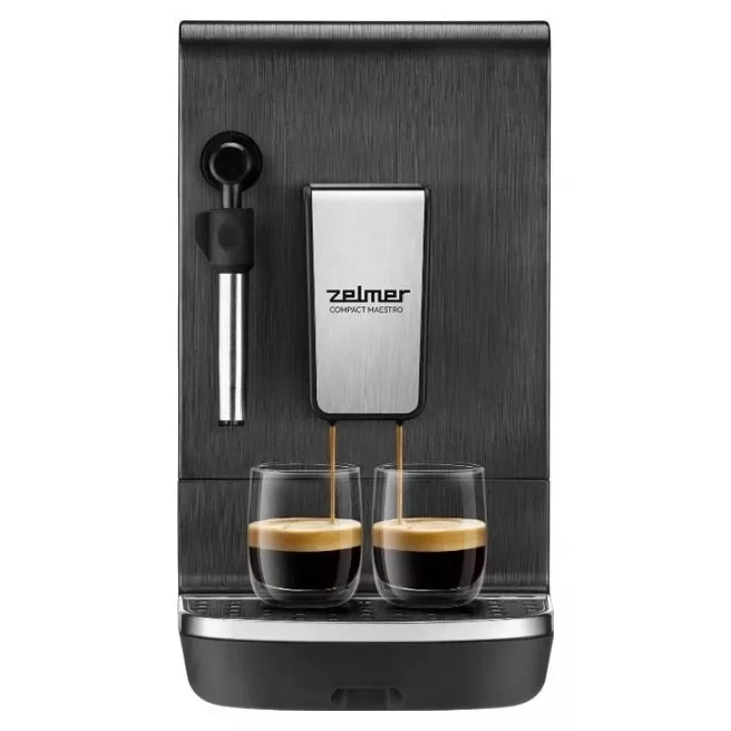 Zelmer Compact Maestro ZCM8110 Espressomaschine, Schwarz, 1050 W, 15 bar
